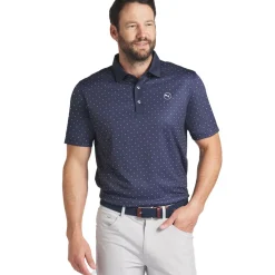 Best PUMA Men's Pure Geo Golf Polo Shirt Men's Polo Shirts