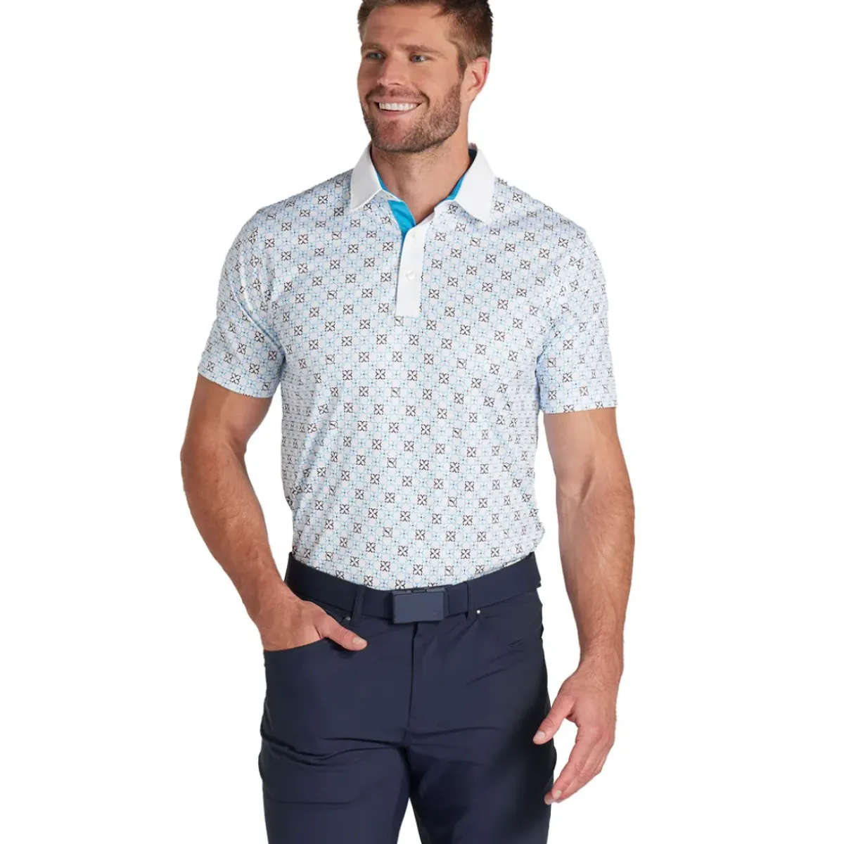 Best PUMA Men's Pure Monogram Golf Polo Shirt Men's Polo Shirts