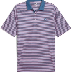 Hot PUMA Men's Pure Stripe Golf Polo Shirt Men's Polo Shirts