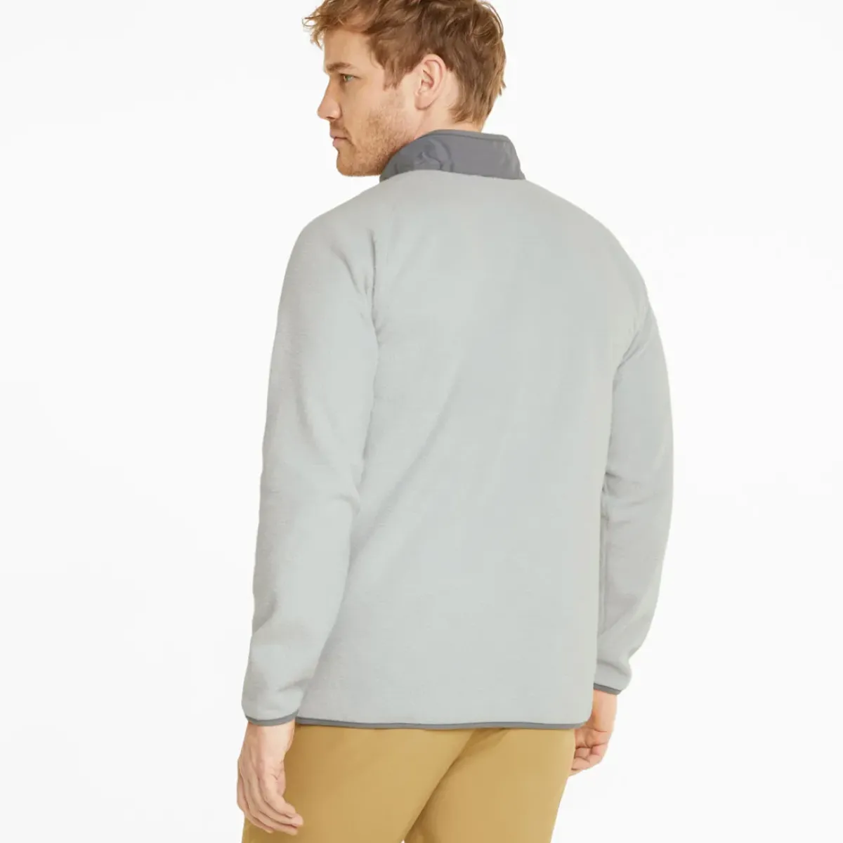 Best PUMA Men's Sherpa Half Zip Golf Midlayer Men's Sweaters|Men's Midlayers