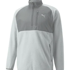 Best PUMA Men's Sherpa Half Zip Golf Midlayer Men's Sweaters|Men's Midlayers