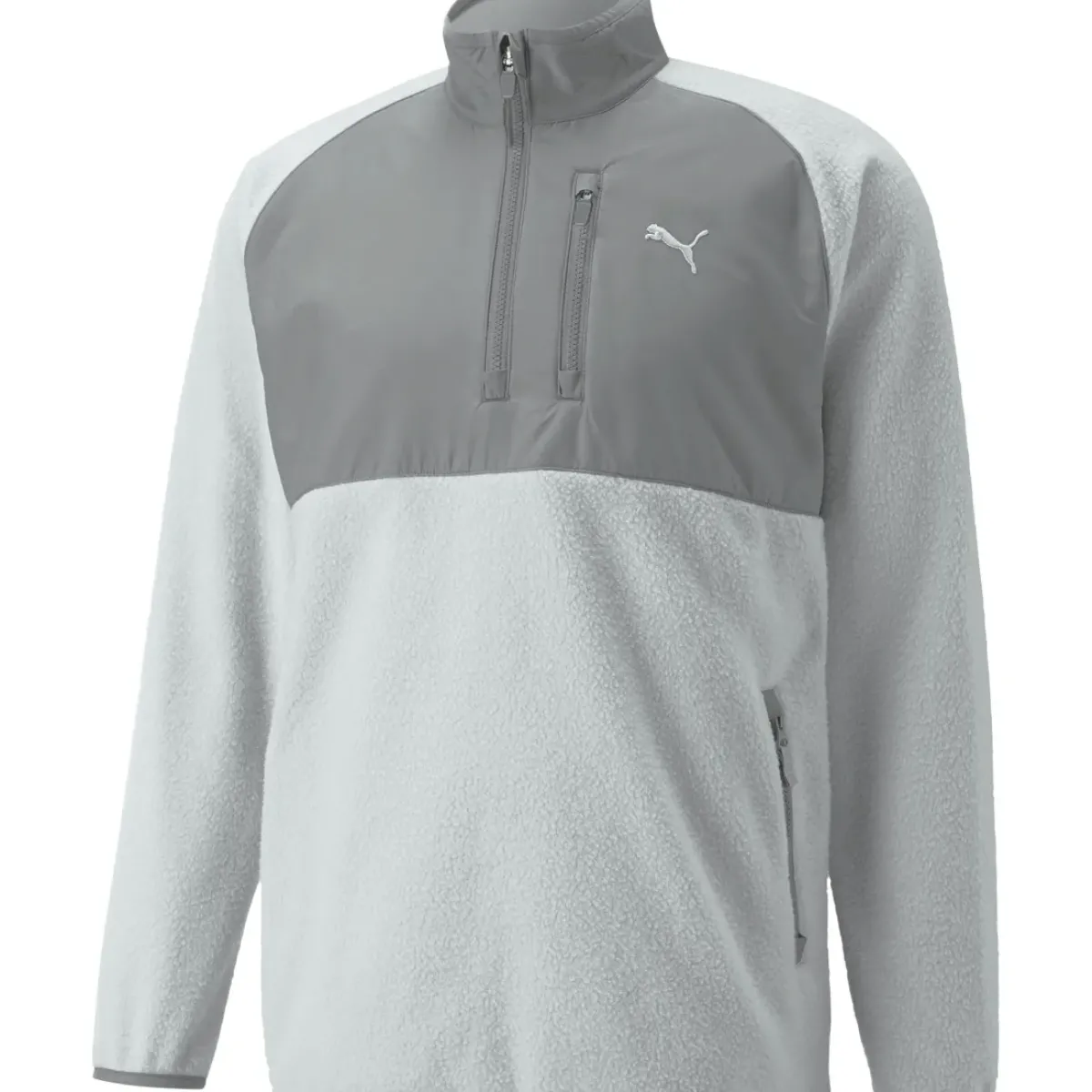 Best PUMA Men's Sherpa Half Zip Golf Midlayer Men's Sweaters|Men's Midlayers