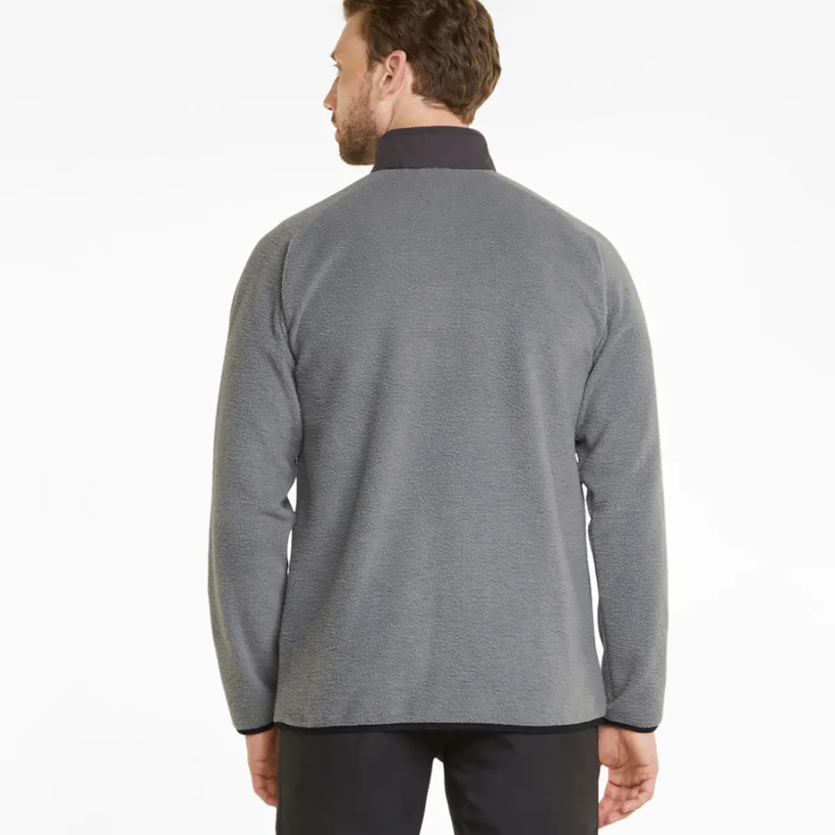 Best PUMA Men's Sherpa Half Zip Golf Midlayer Men's Sweaters|Men's Midlayers