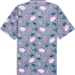 New PUMA Men's X Arnold Palmer Pink Lemonade Golf Polo Shirt Men's Polo Shirts