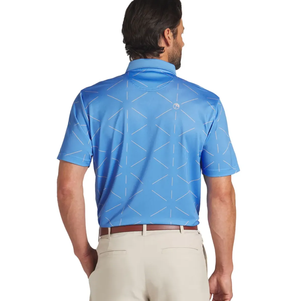 New PUMA Men's X Arnold Palmer Geo Golf Polo Shirt Men's Polo Shirts