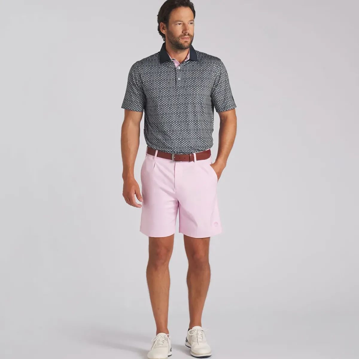 PUMA Men's X Arnold Palmer MATTR Iced Tea Golf Polo Shirt Men's Polo Shirts