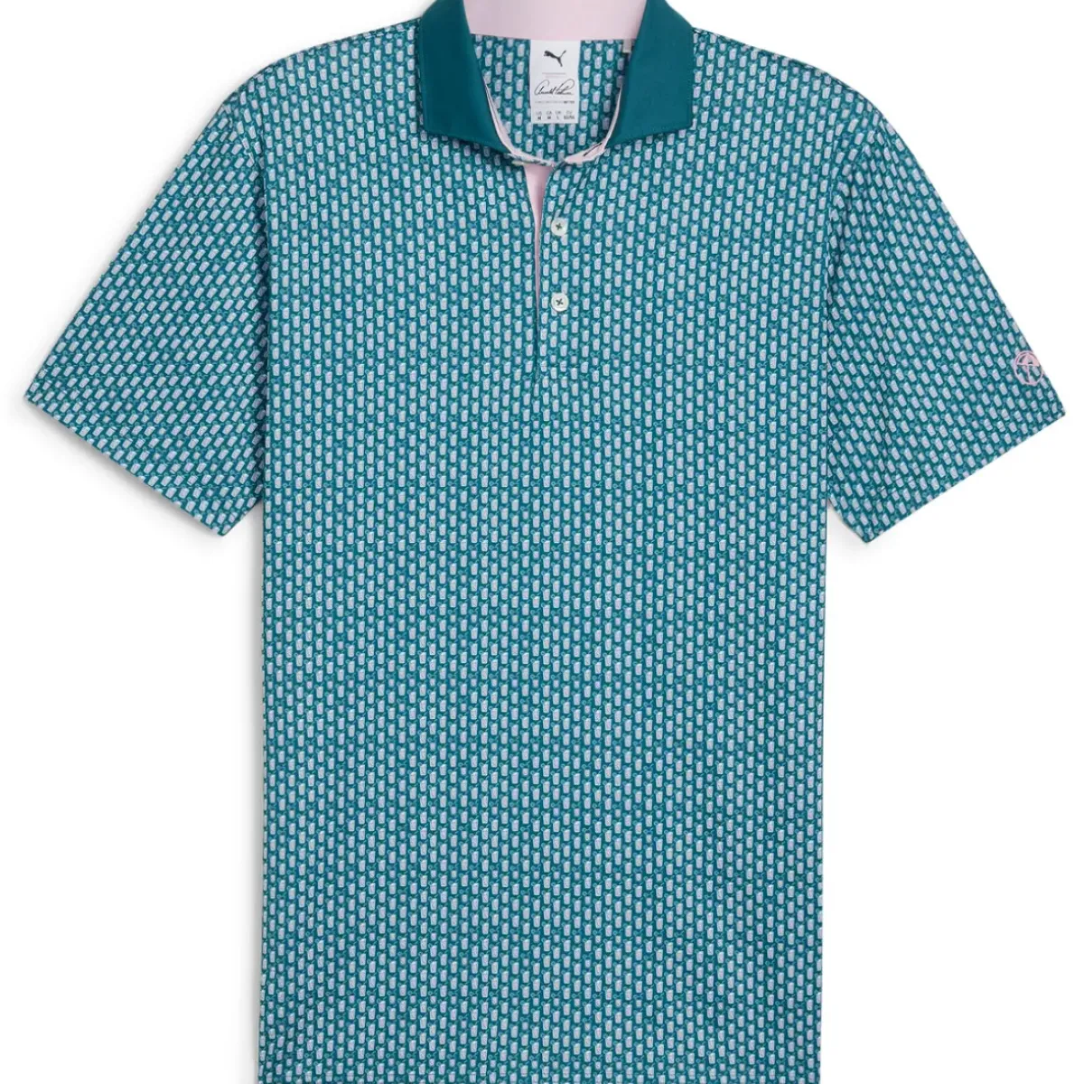 PUMA Men's X Arnold Palmer MATTR Iced Tea Golf Polo Shirt Men's Polo Shirts