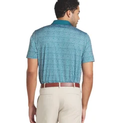 Hot PUMA Men's X Arnold Palmer MATTR Iced Tea Golf Polo Shirt Men's Polo Shirts