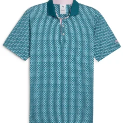 Hot PUMA Men's X Arnold Palmer MATTR Iced Tea Golf Polo Shirt Men's Polo Shirts