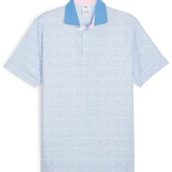 Discount PUMA Men's X Arnold Palmer MATTR Iced Tea Golf Polo Shirt Men's Polo Shirts