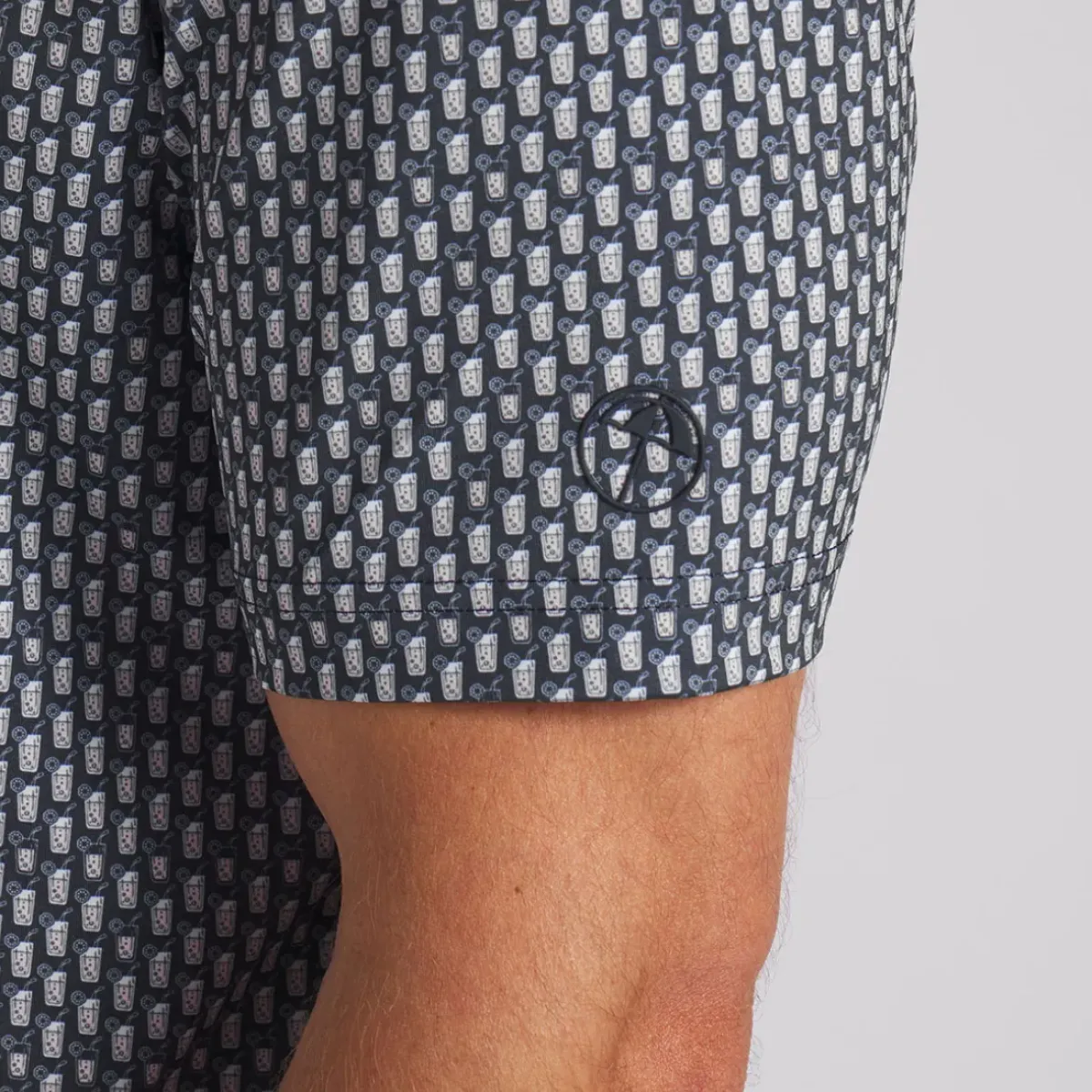 Discount PUMA Men's X Arnold Palmer MATTR Iced Tea Golf Polo Shirt Men's Polo Shirts