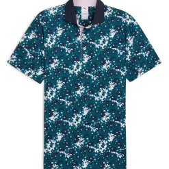 Sale PUMA Men's X Arnold Palmer Floral Golf Polo Shirt Men's Polo Shirts