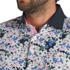 Sale PUMA Men's X Arnold Palmer Floral Golf Polo Shirt Men's Polo Shirts