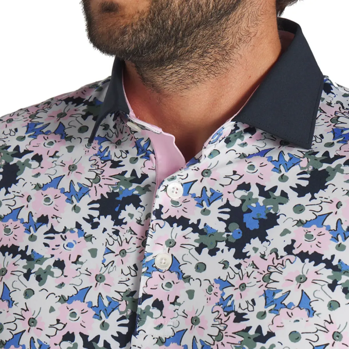 Best PUMA Men's X Arnold Palmer Floral Golf Polo Shirt Men's Polo Shirts