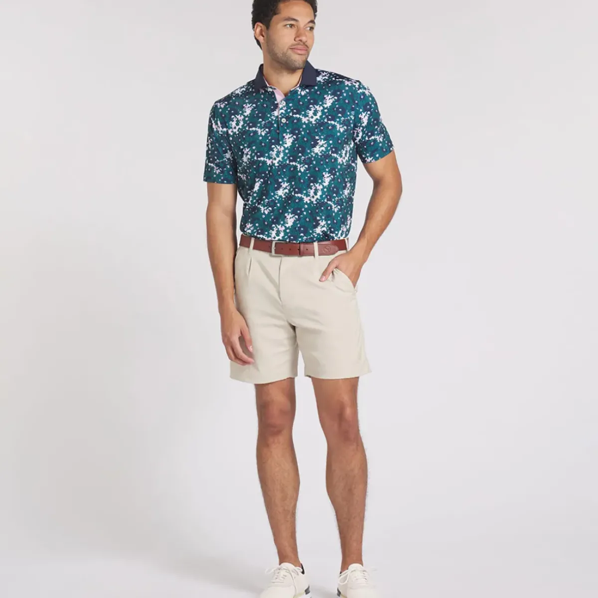 Best PUMA Men's X Arnold Palmer Floral Golf Polo Shirt Men's Polo Shirts