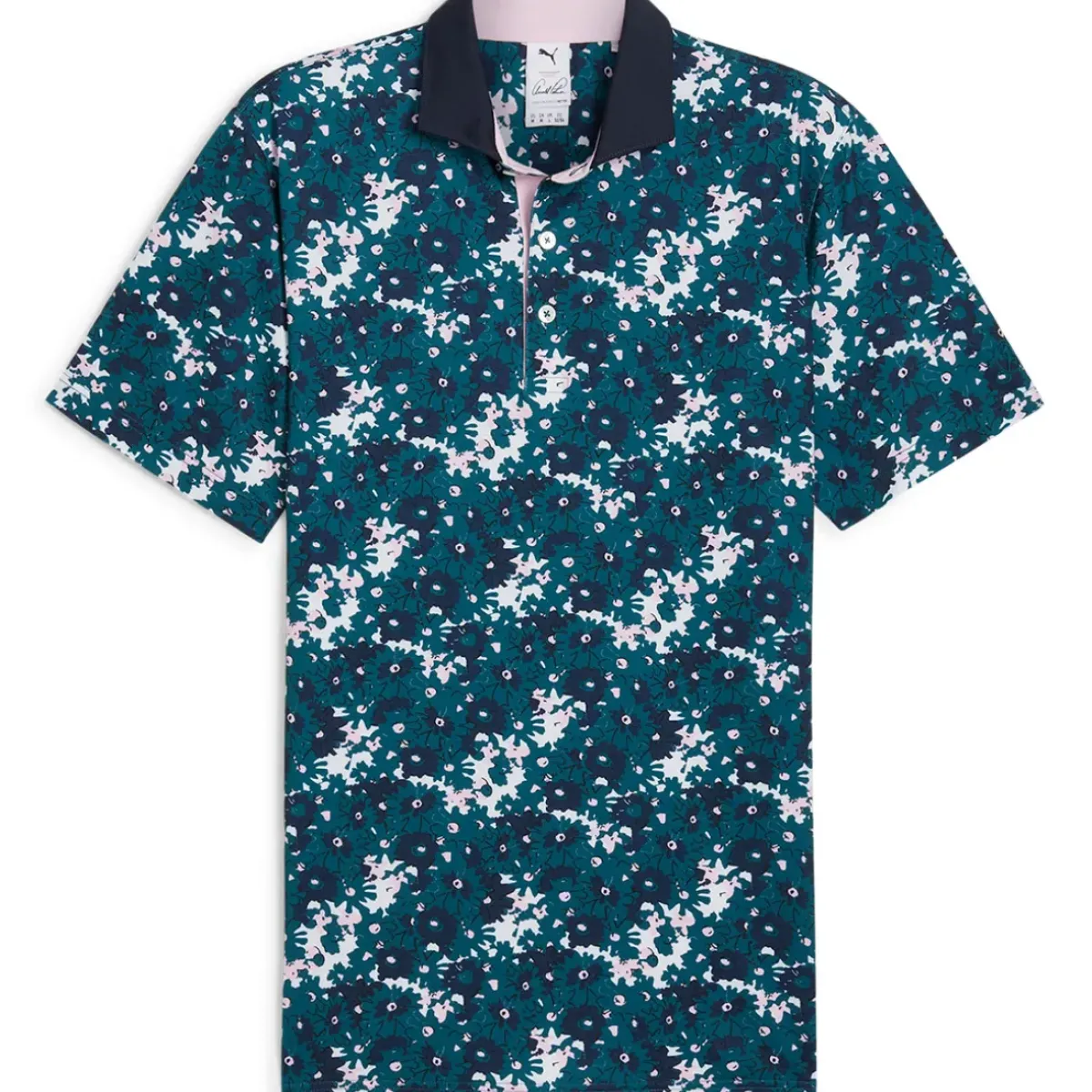 Best PUMA Men's X Arnold Palmer Floral Golf Polo Shirt Men's Polo Shirts