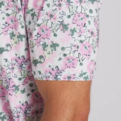 Best PUMA Men's X Arnold Palmer Floral Golf Polo Shirt Men's Polo Shirts