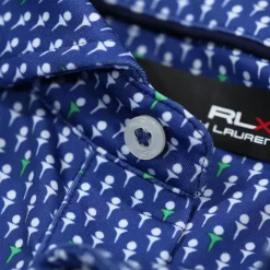 Online Men's Print Custom Slim Fit Performance Golf Polo Shirt Men's Polo Shirts