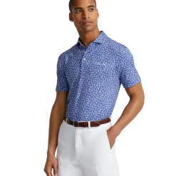 Online Men's Print Custom Slim Fit Performance Golf Polo Shirt Men's Polo Shirts