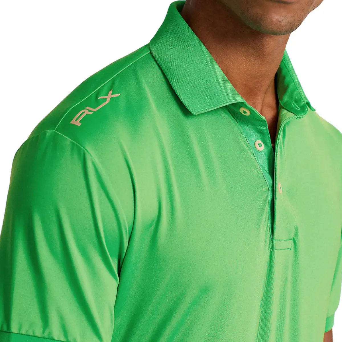 Men's RLX Jersey Airflow Custom Slim Fit Performance Golf Polo Shirt Men's Polo Shirts