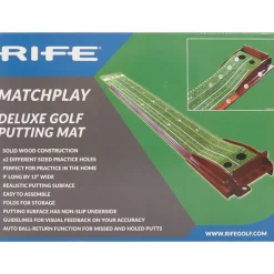 Best Matchplay Deluxe Wooden Golf Putting Mat Golf Mats & Nets