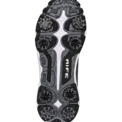 Outlet Men's Lightning Waterproof Spiked Golf Shoes Men's Waterproof Golf Shoes|Men's Spiked Golf Shoes