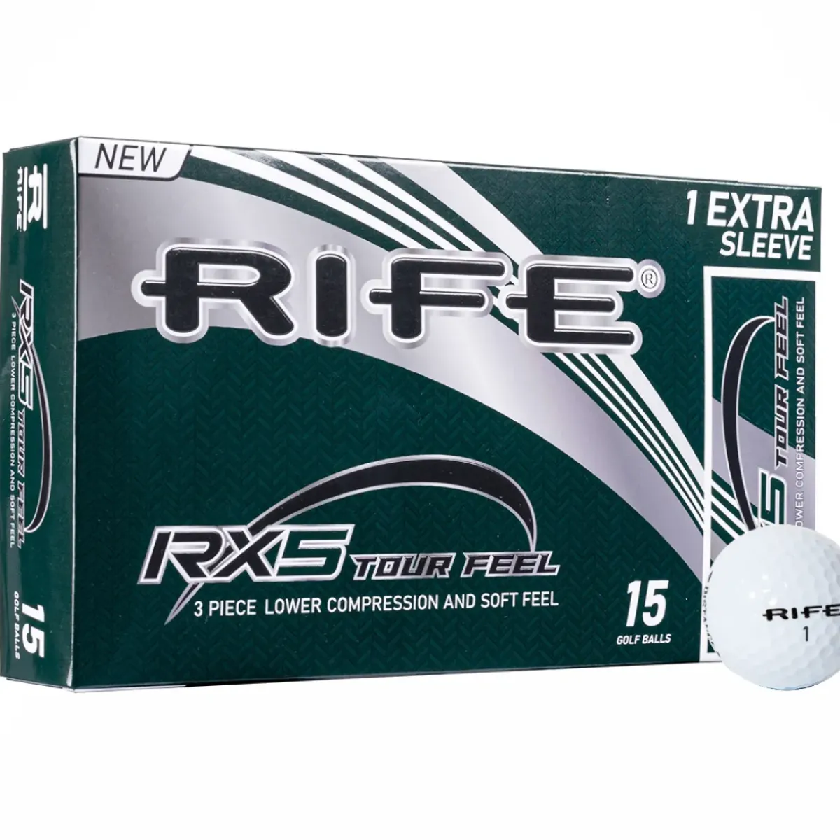 Sale RX5 Tour Feel Bonus 15 Golf Ball Pack Ladies Golf Balls