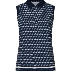 Hot Rohnisch Ladies Deni Sleeveless Golf Polo Shirt Ladies Polo Shirts