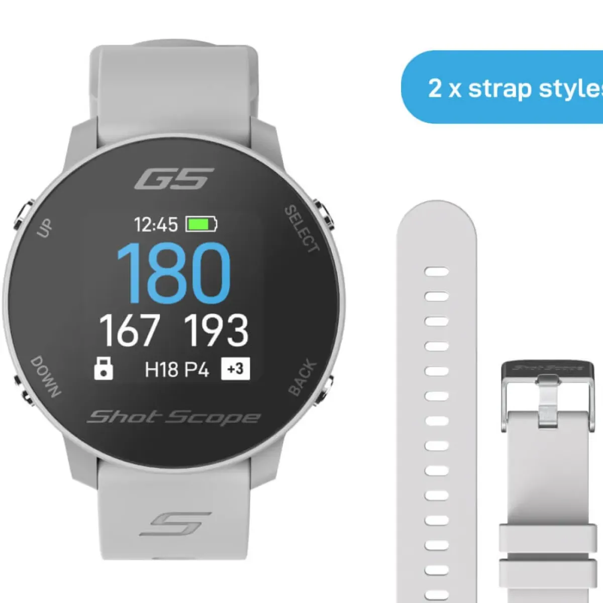 New G5 GPS Golf Watch - Dual Strap Gps Golf Watches