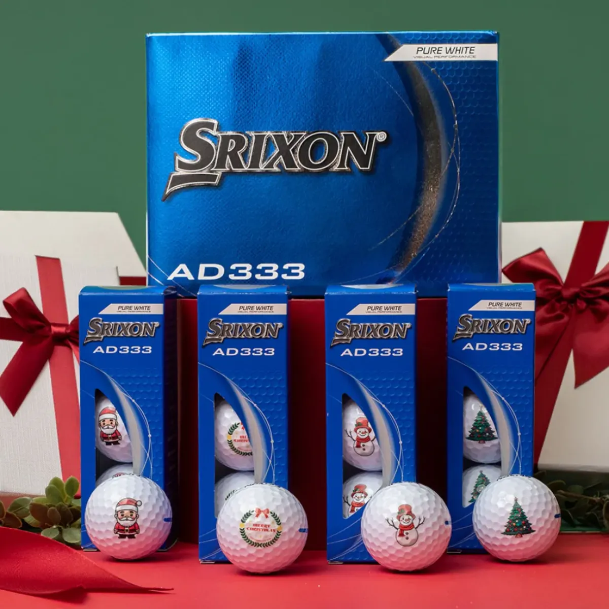 New AD333 Christmas 12 Ball Pack Ladies Golf Balls