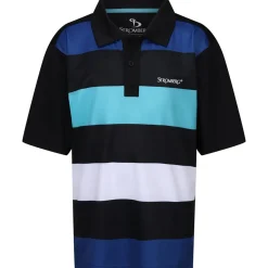 Online Junior Beat Stripe Stretch Golf Polo Shirt Junior Polo Shirts