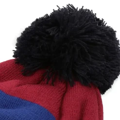 Best Junior Wide Stripe Pom Beanie Beanies|Season Ready Collection