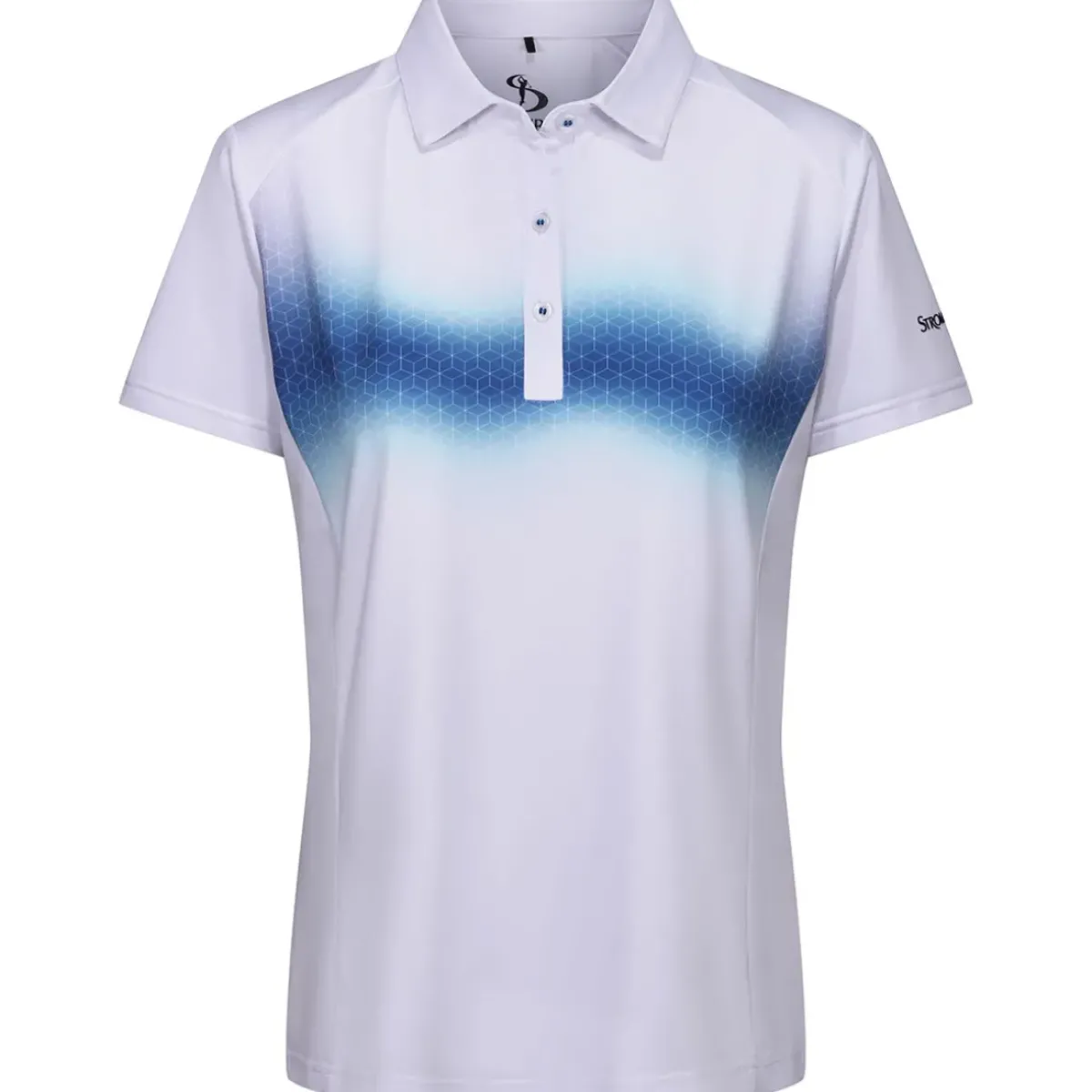 Ladies Lizette Print Stretch Golf Polo Shirt Ladies Polo Shirts