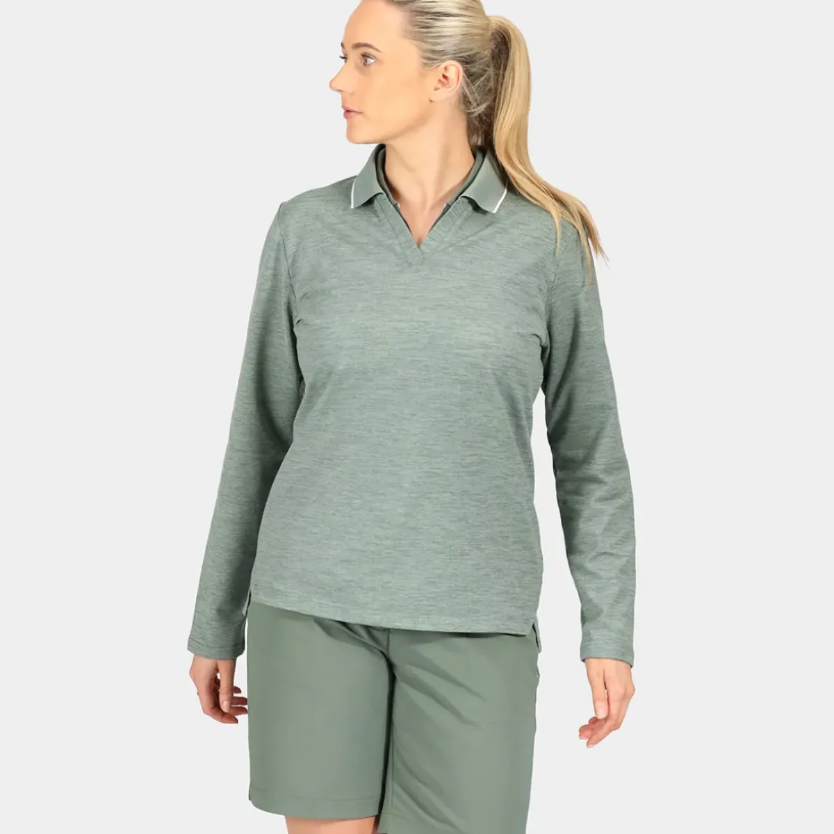 Online Ladies Marl Print Golf Mid Layer Ladies Midlayers|Men's Midlayers