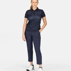 Sale Ladies Splatter Print Golf Polo Shirt Ladies Polo Shirts|Season Ready Collection