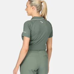 Outlet Ladies Zip Placket Golf Polo Shirt Ladies Polo Shirts|Season Ready Collection