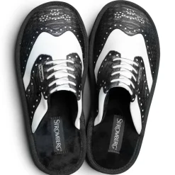 Hot Men's Brogue Mule Golf Slippers Men's Golf Slippers