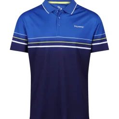 Sale Men's Colour Block Chest Stripe Golf Polo Shirt Men's Polo Shirts|Season Ready Collection