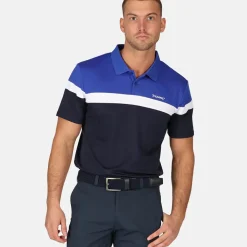Sale Men's Eagle Stripe Golf Polo Shirt Men's Polo Shirts|Season Ready Collection