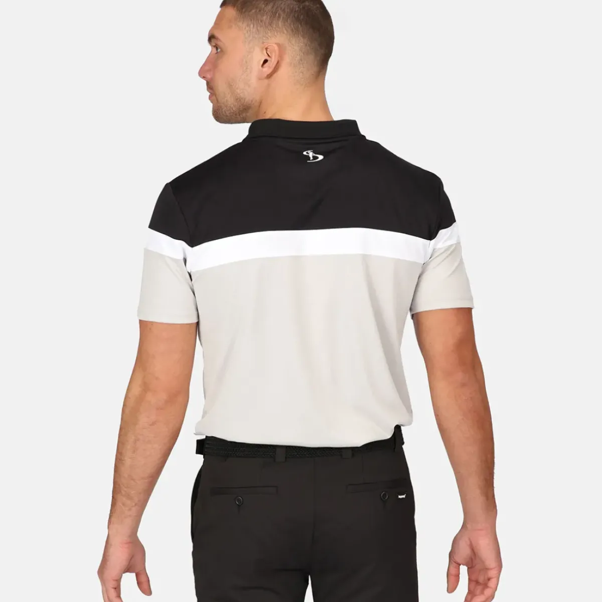 Sale Men's Eagle Stripe Golf Polo Shirt Men's Polo Shirts|Season Ready Collection