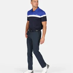 Clearance Men's Eagle Stripe Golf Polo Shirt Men's Polo Shirts|Season Ready Collection