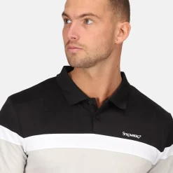 Clearance Men's Eagle Stripe Golf Polo Shirt Men's Polo Shirts|Season Ready Collection