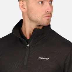 Online Men's Emboss Half Zip Golf Midlayer Men's Sweaters|Men's Midlayers