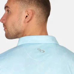 Men's Etna Print Golf Polo Shirt Men's Polo Shirts