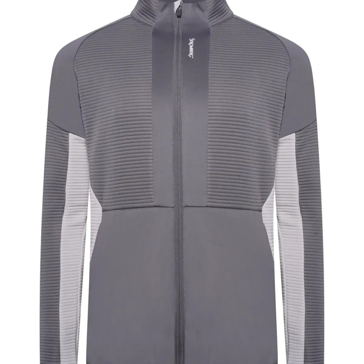 Hot Men's Groove Quilted Full Zip Golf Jacket Men's Sweaters|Men's Jackets