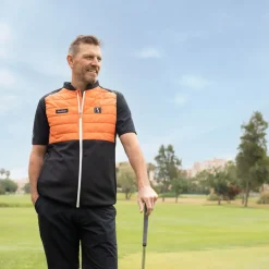 Best Men's Lee Sharpe Tess Golf Gilet Men's Sweaters|Men's Gilets