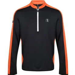 Discount Men's Lee Sharpe Tresla Half Zip Golf Midlayer Men's Sweaters|Men's Midlayers