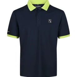 Discount Men's Lee Sharpe Flag Golf Polo Shirt Men's Polo Shirts