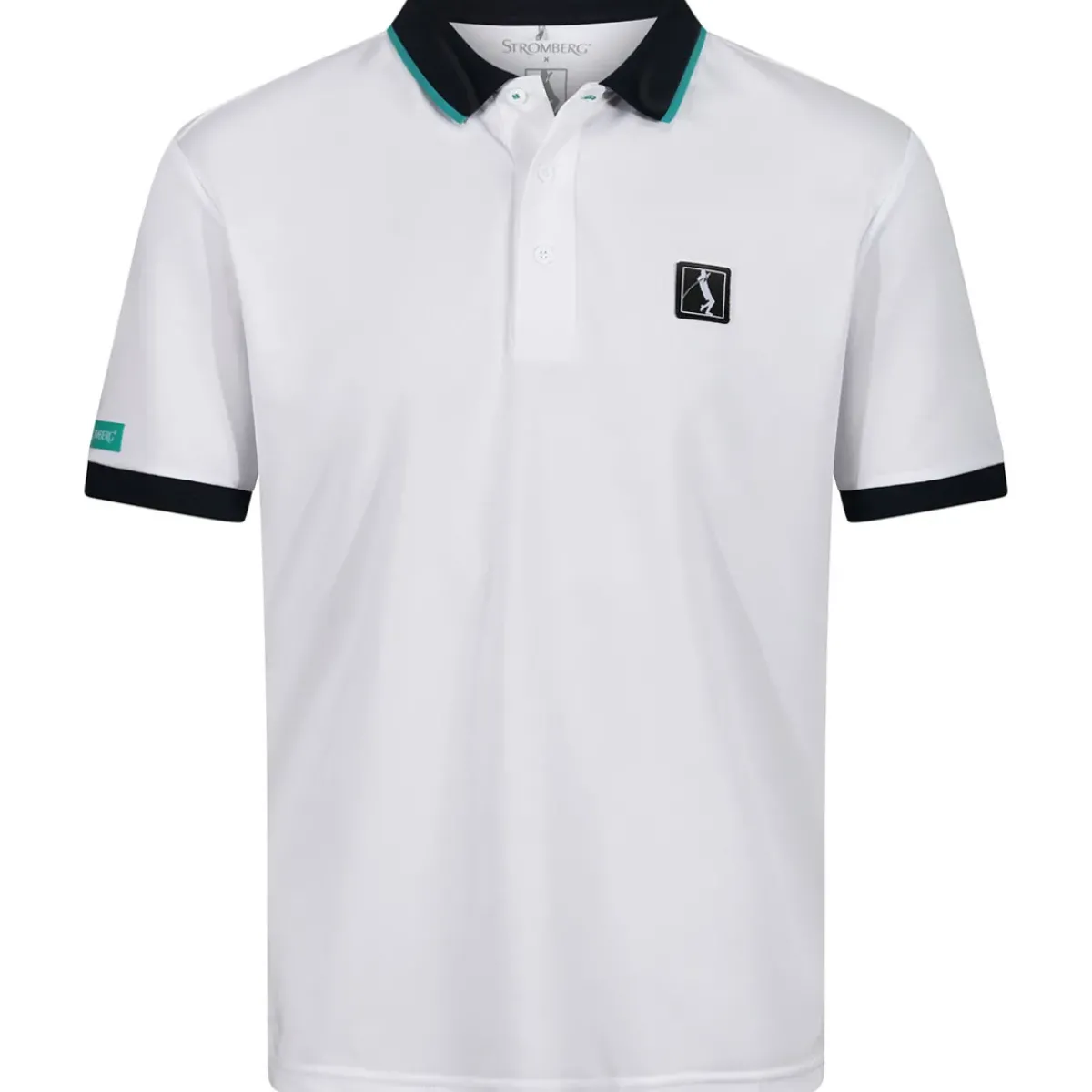 Discount Men's Lee Sharpe Flag Golf Polo Shirt Men's Polo Shirts