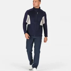 Online Men's Scratch Quilted Full Zip Golf Midlayer Men's Sweaters|Men's Midlayers